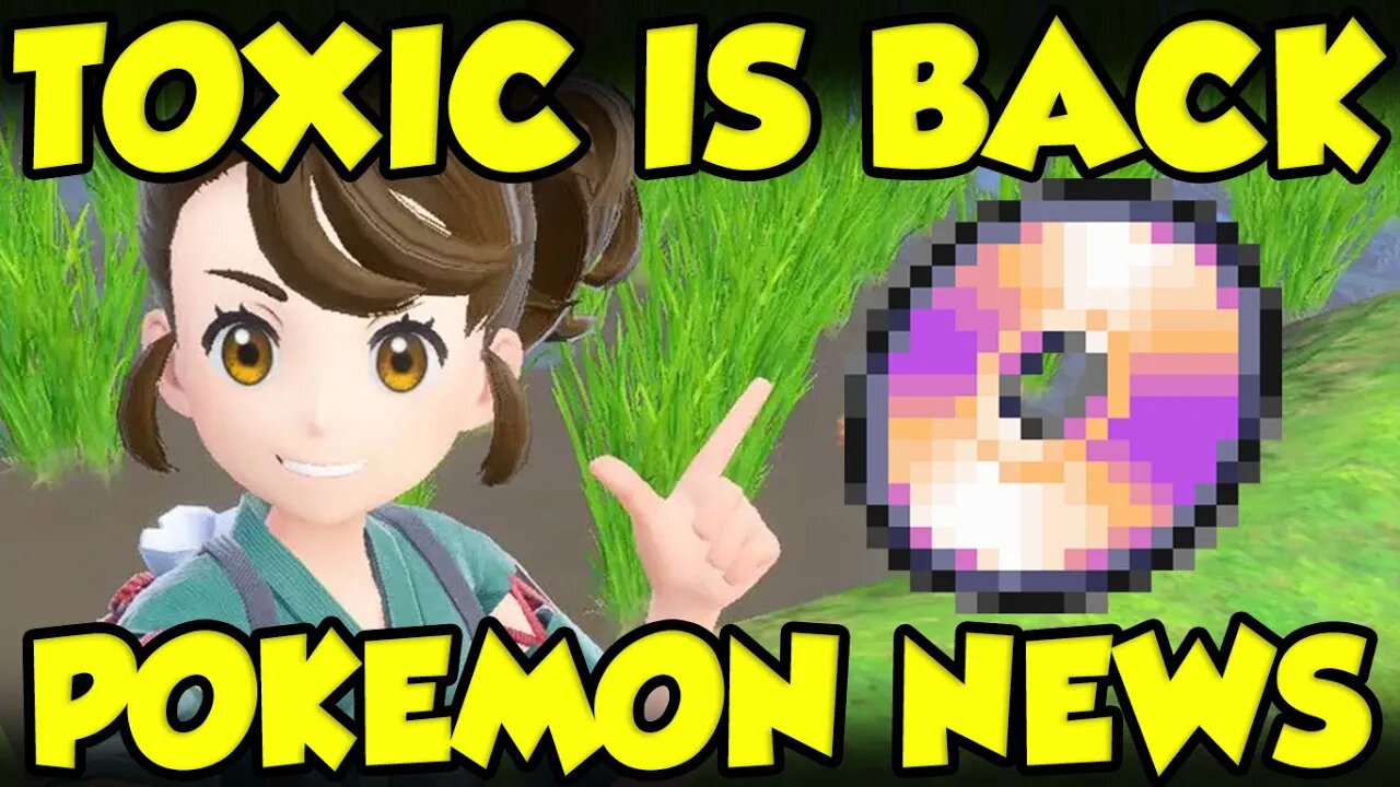 TOXIC IS BACK AS A TM! Pokemon Teal Mask DLC News!