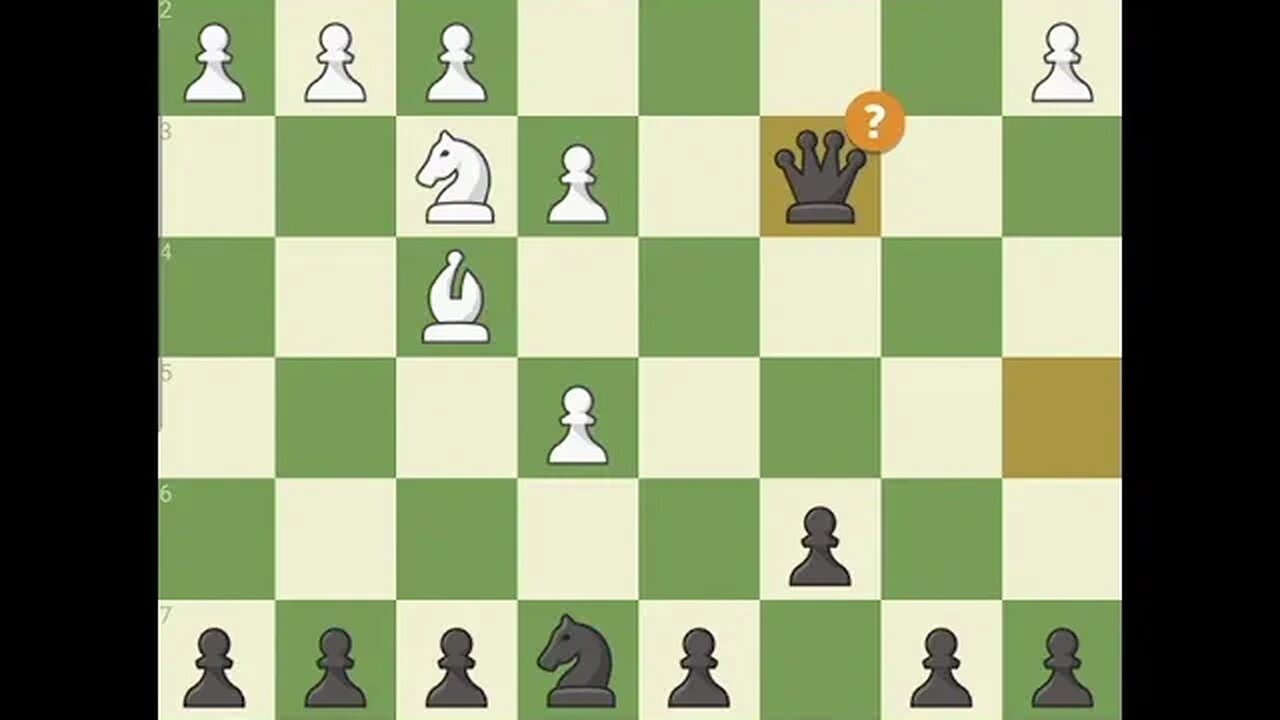 CHESS VID, Don't give up when you lose your queen