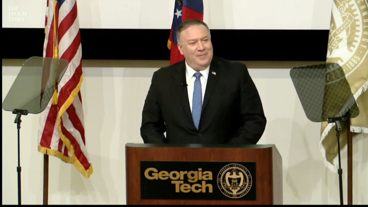 Pompeo Delivers Remarks Georgia Institute Of Technology