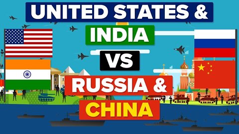 USA & India VS China & Russia - Who Would Win (Army - Military Comparison)