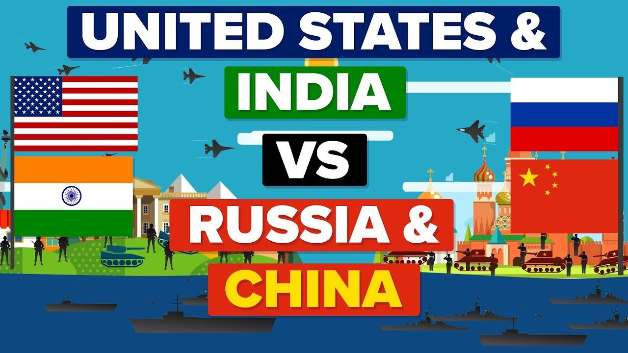 USA & India VS China & Russia - Who Would Win (Army - Military Comparison)