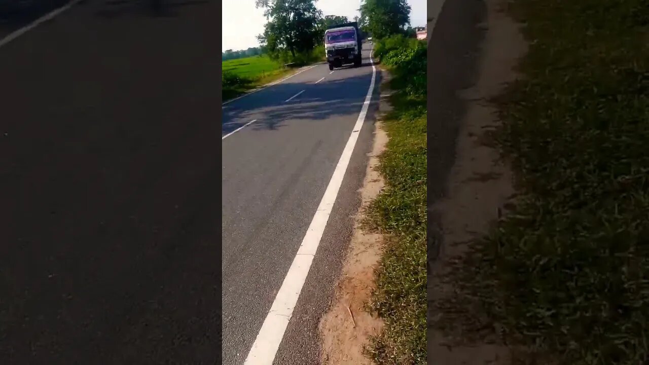 ashok laylond truck 🚚🚚🚚🚚speed me tata #airtel #truck #jio #bus #railwy #road #tata #vlog #tanisk