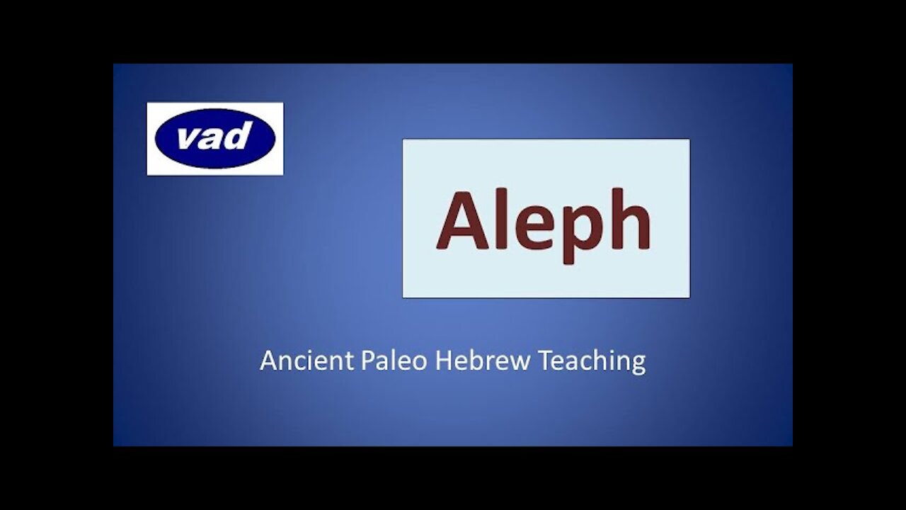 Aleph the first letter in the Alephbet! Ancient Paleo Hebrew lesson! Debunk Greco-Roman thought