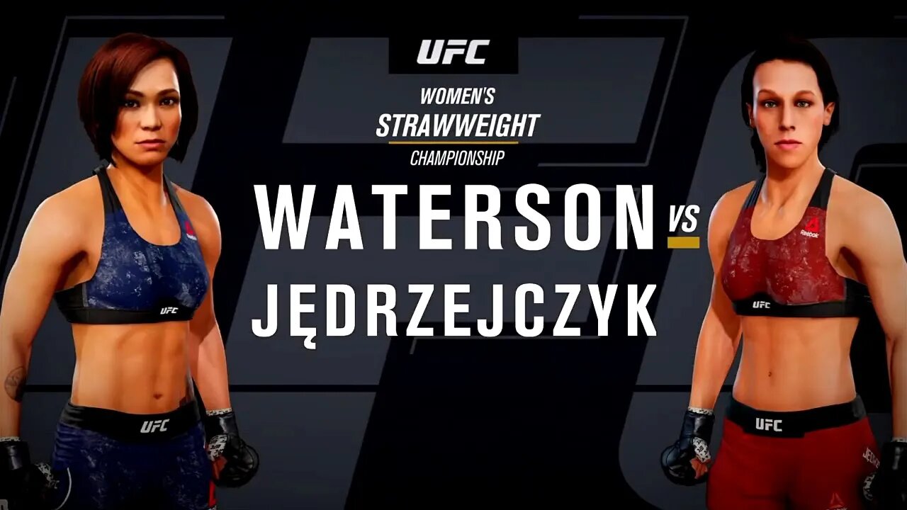 EA Sports UFC 3 Gameplay Joanna Jędrzejczyk vs Michelle Waterson