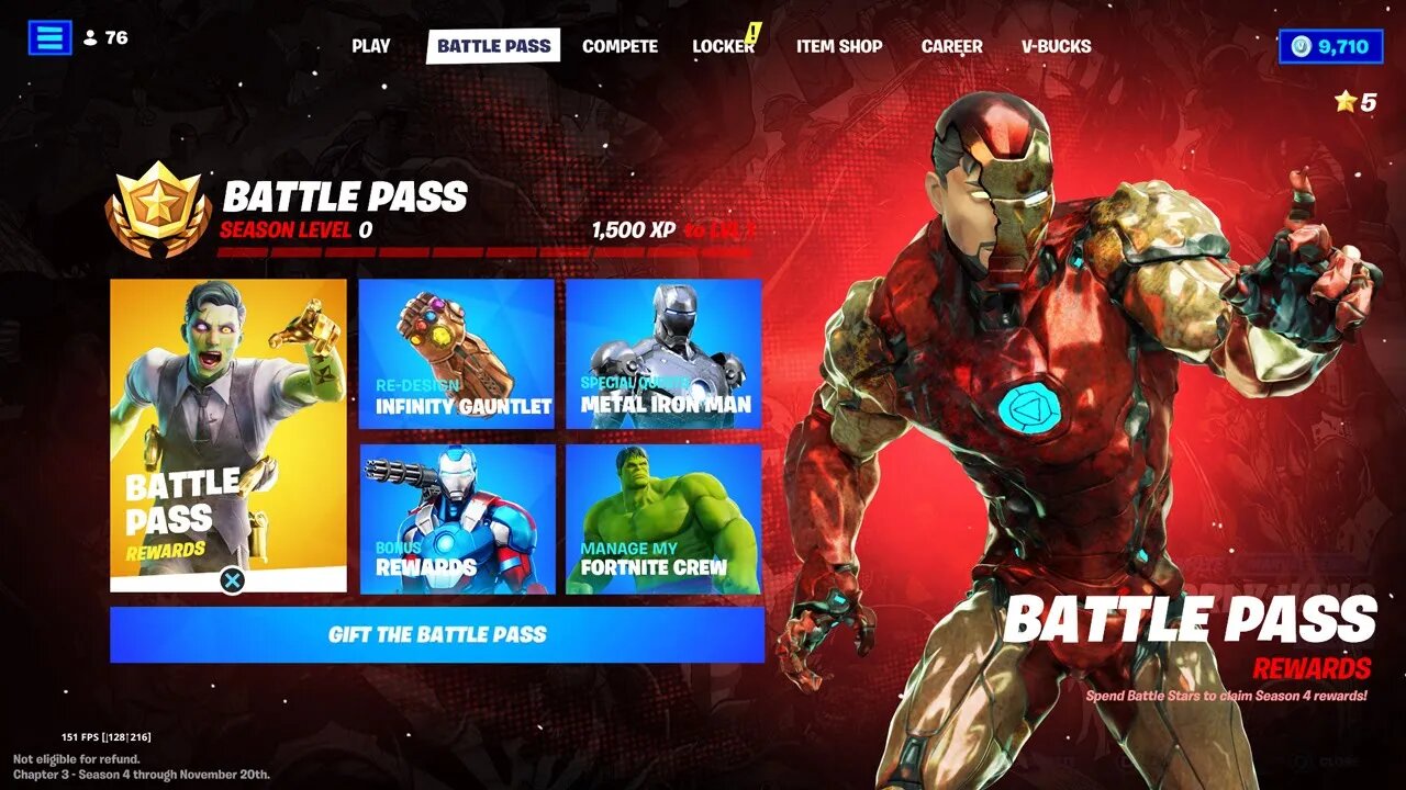 Fortnite's New Season 4 Chapter 3 Battle Pass