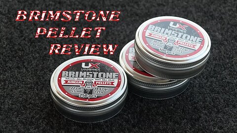 Testing the new BRIMSTONE Pellets from UMAREX