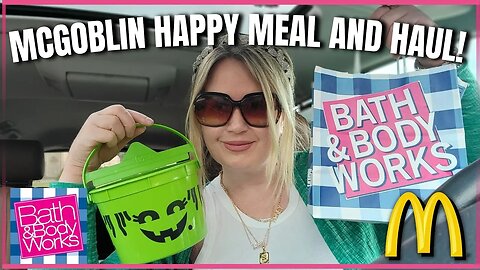 McDonald's McGoblin Halloween Vintage Pail | Plus Bath & Bodyworks Haul | #bathandbodyworks