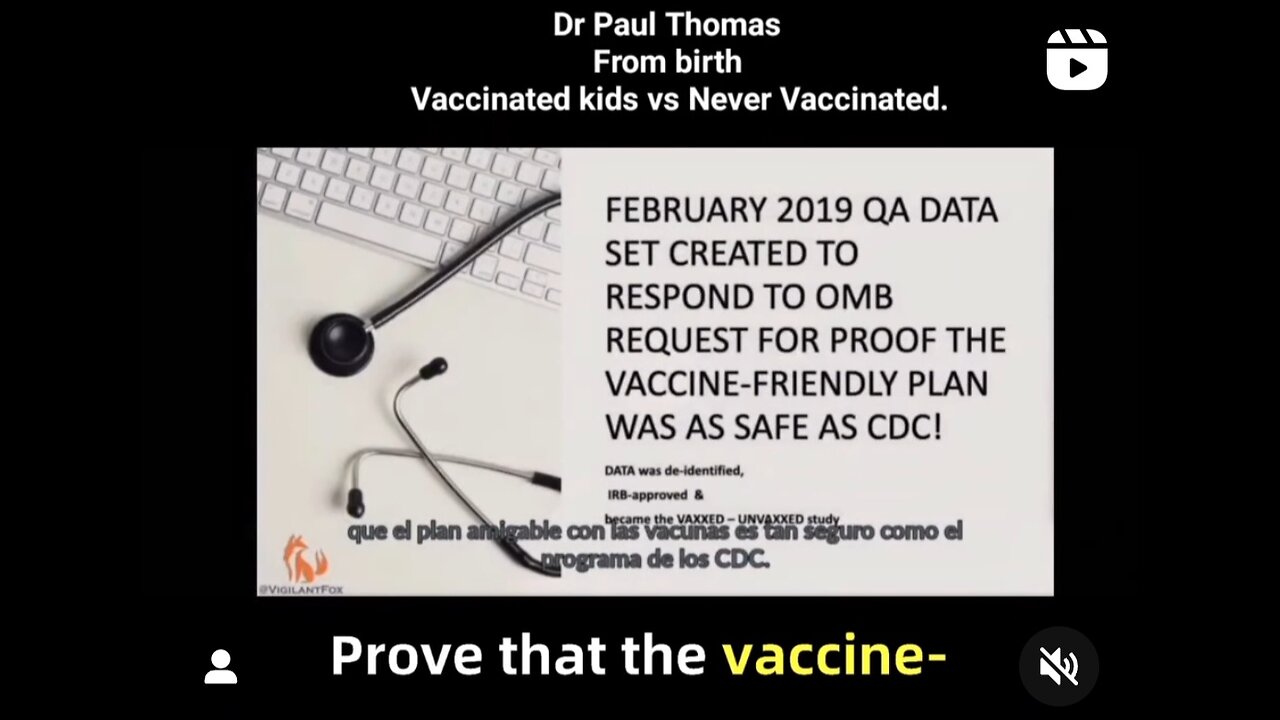 Vaccinated vs Never Vaccinated - Dr Paul Thomas