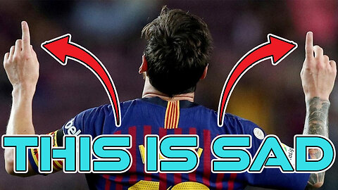 The sad truth of Messi`s celebration