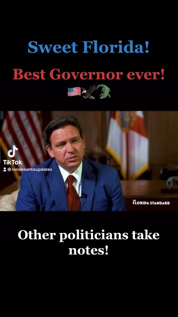This is why Ron DeSantis is the best Governor ever 🇺🇸👏🐊 Trump | Biden | Bongino
