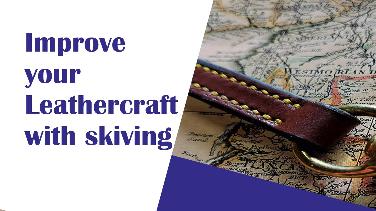 How to skive your leather ends for a better finish