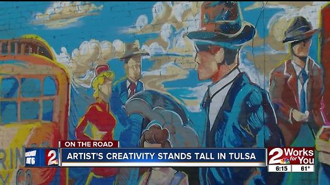 On the Road: Mural painter Josh Butts