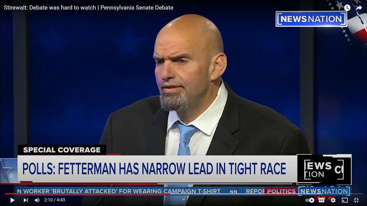 Oz - Fetterman Debate Analysis, October 26, 2022