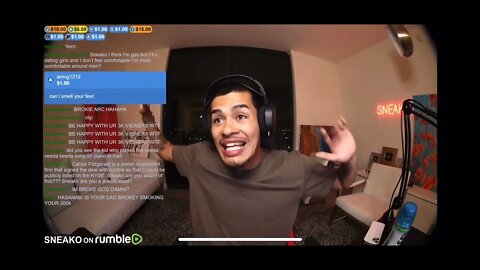 Sneako Getting Trolled By A 1$ Donation