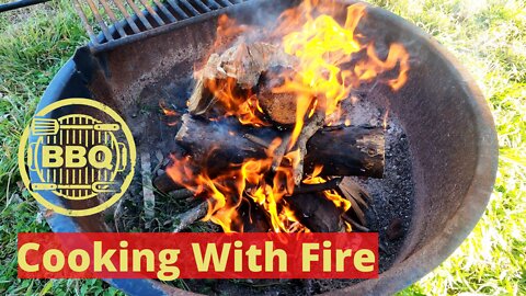 Cooking A Family Dinner in the Fire Pit