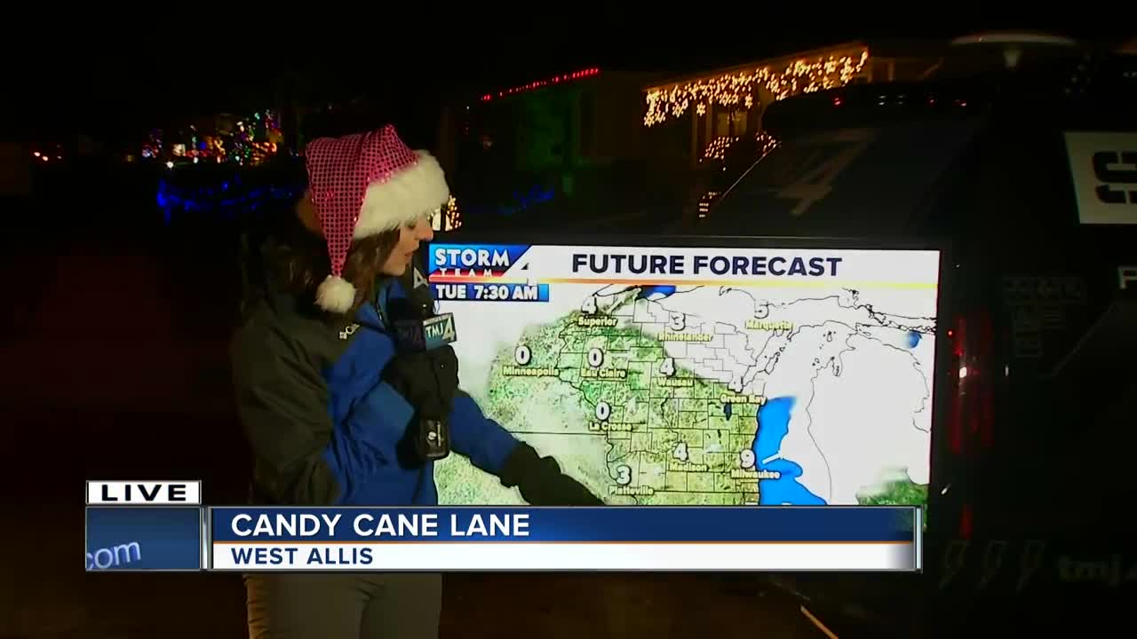 Jesse Ritka's Storm Team 4cast Live from Candy Cane Lane in West Allis