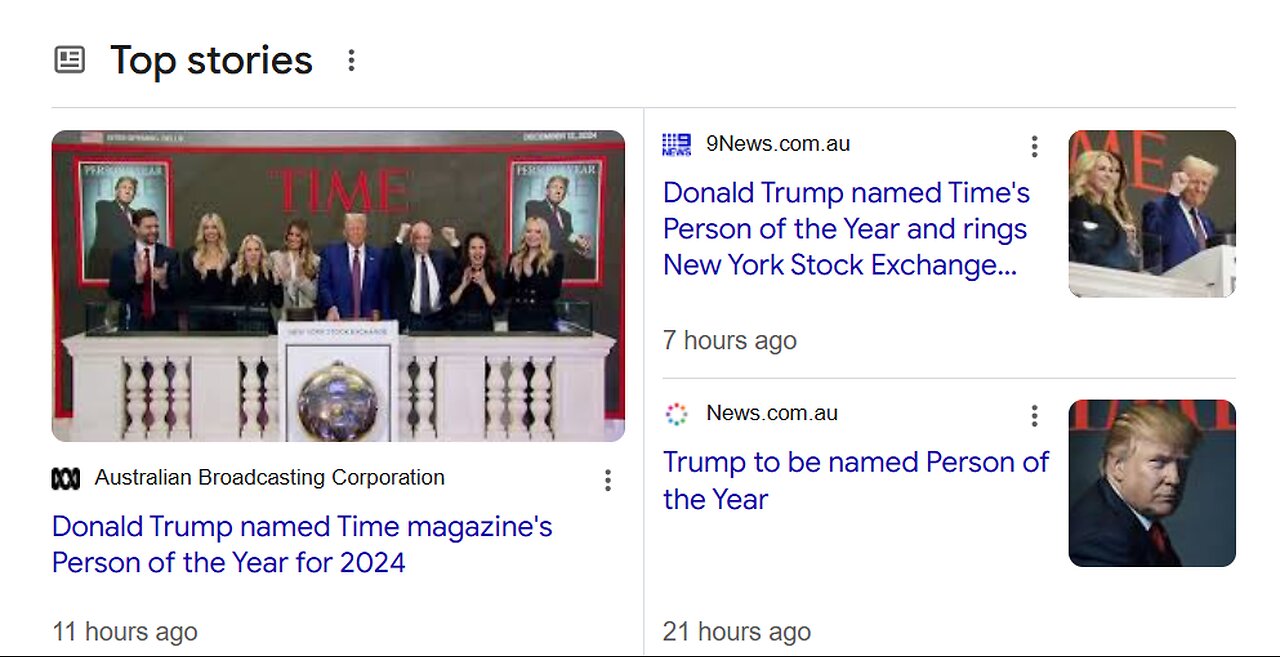 Donald J. Trump: Time's 2024 Person of the Last Days