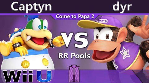 Captyn (Bowser Jr.) vs. MVG|dyr (Diddy Kong) - Wii U RR Pools - CTP2