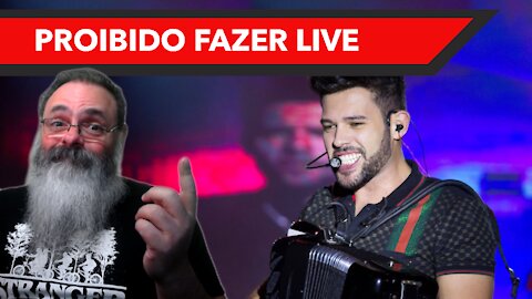 Aglomeração virtual: Cantor proibido de fazer live pela polícia