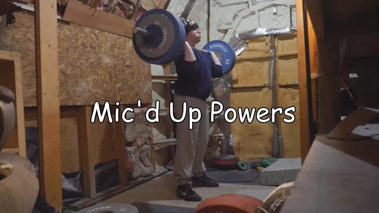 Mic'd up - Powers and thinking about the shed