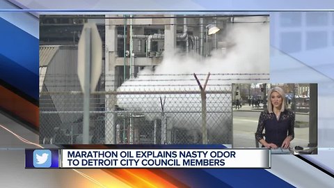 Marathon Oil explains nasty odor to Detroit City council members