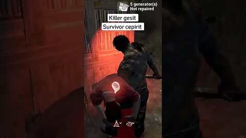 di gantung lagi 😂 #dbd #deadbydaylight #dwightfield #gameplay #rank1