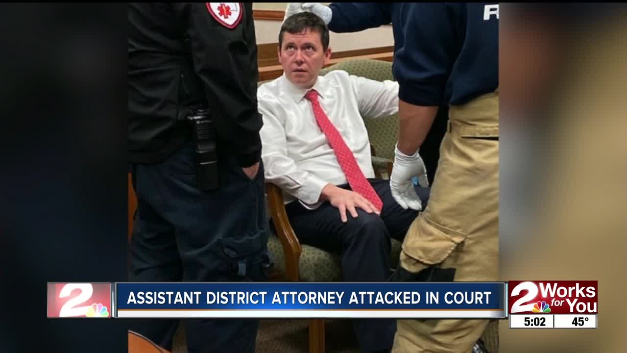 Tulsa County prosecutor attacked in court