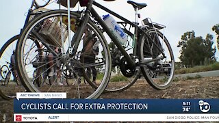 San Diego cyclists call for extra protection