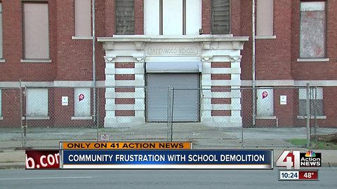 Greenwood Elementary set for demolition Monday