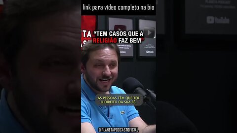 “TEM MUITA COISA RUIM ORIUNDA DA RELIGIÃO”. com Daniel Gontijo | Planeta Podcast #shorts