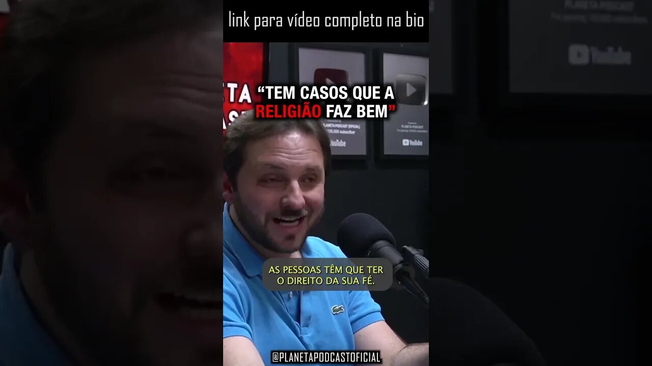 “TEM MUITA COISA RUIM ORIUNDA DA RELIGIÃO”. com Daniel Gontijo | Planeta Podcast #shorts