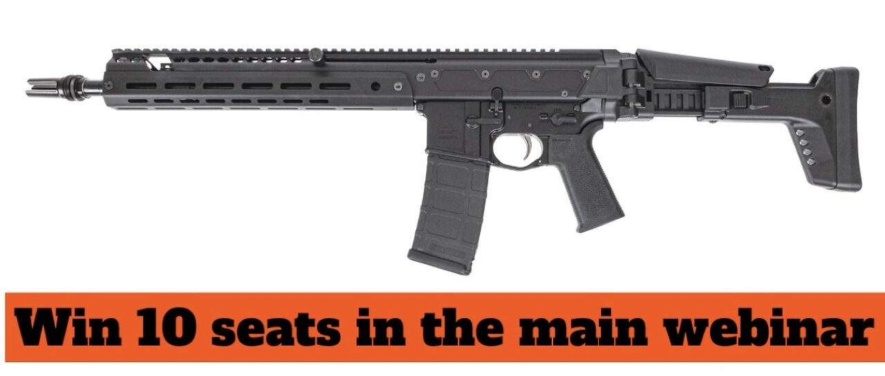 PSA JAKL 14.5" RIFLE MINI #1 FOR 10 SEATS IN THE MAIN WEBINAR