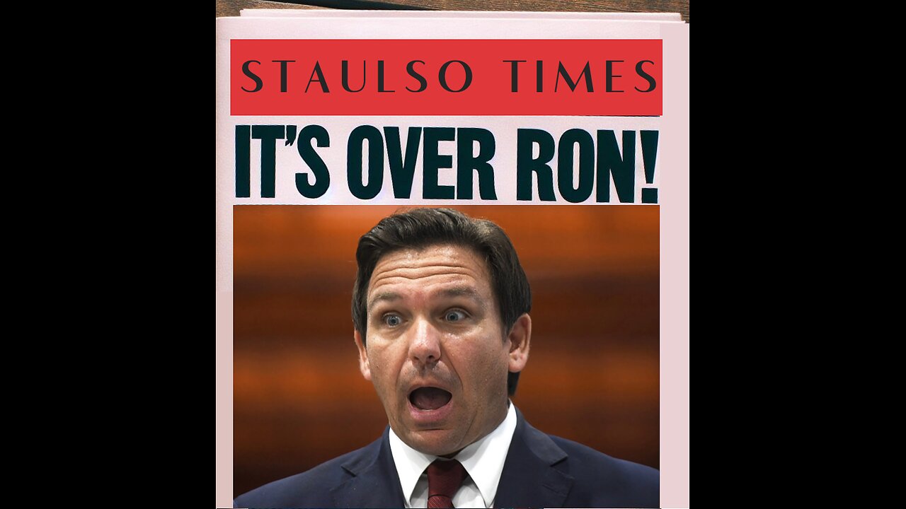 Desantis QUITS!!!