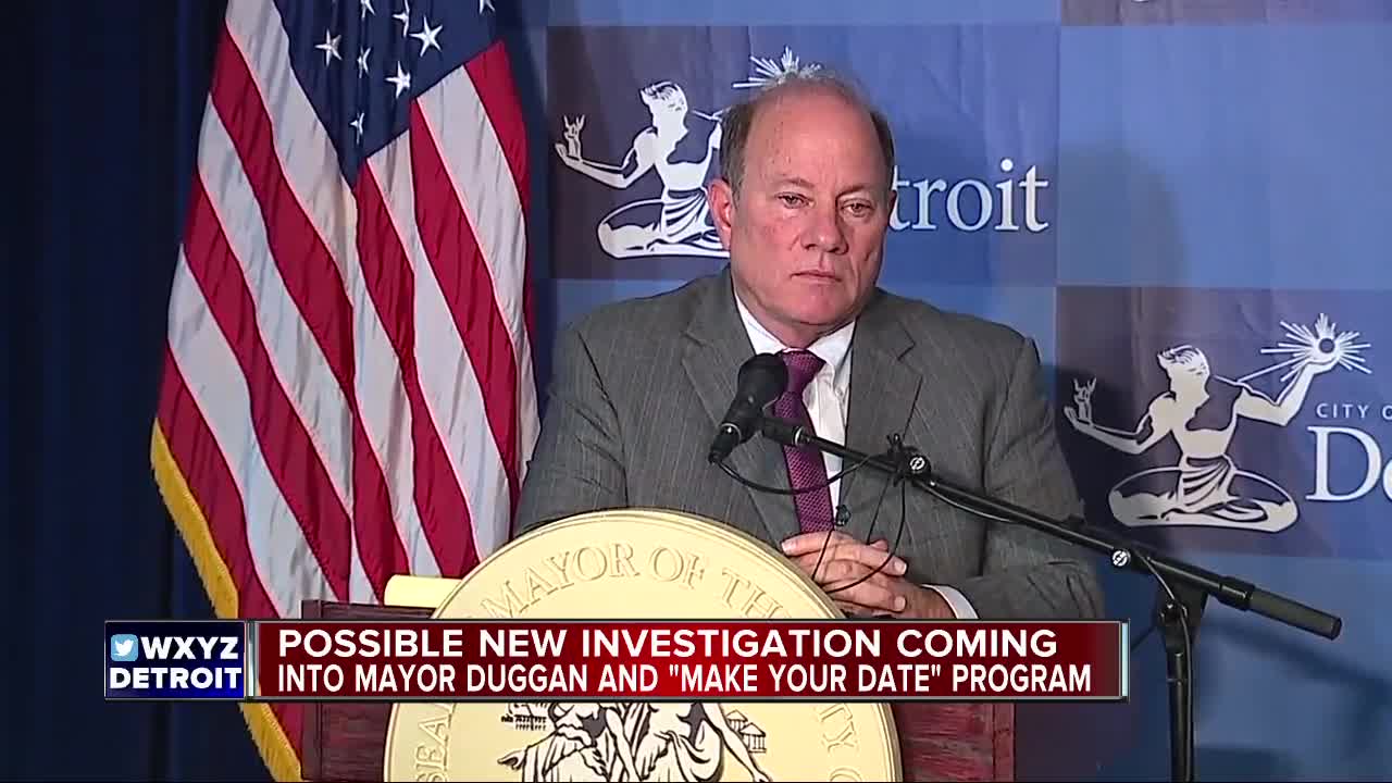 Possible new investigation opening for Detroit mayor Mike Duggan, 'Make Your Date' program