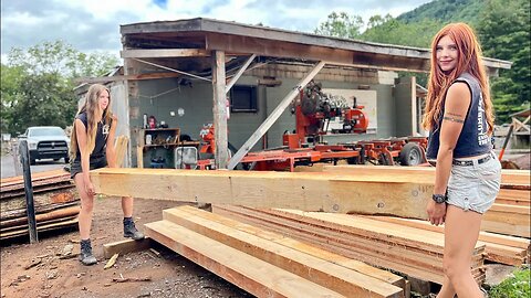 Sawmill Siblings: milling hemlock is what we do best!