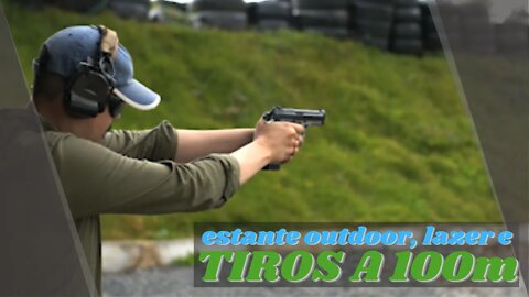Estande outdoor, lazer e tiros a 100 metros.