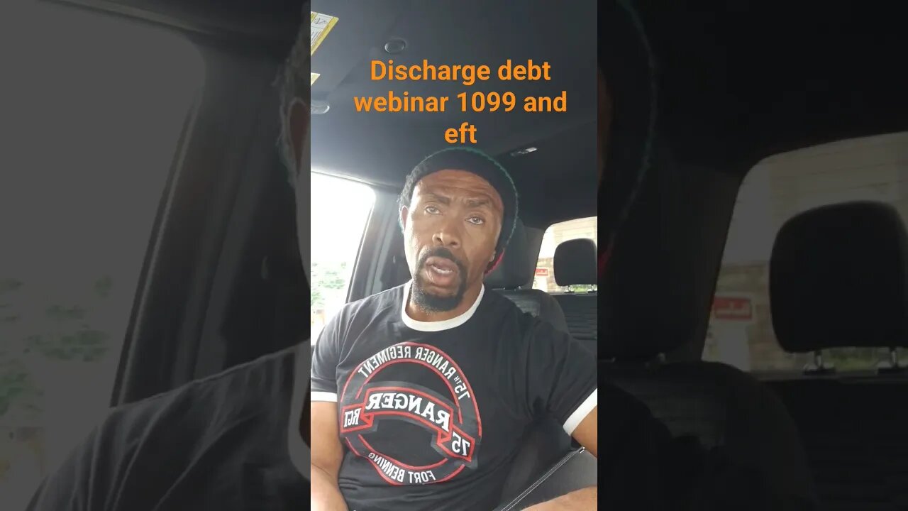 Discharge debt webinar 1099 and eft