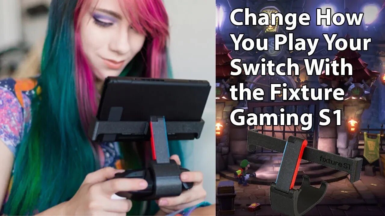 Ultimate Way to Play Switch Handheld! Mount Your Switch to a Pro Controller with Fixture Gaming S1