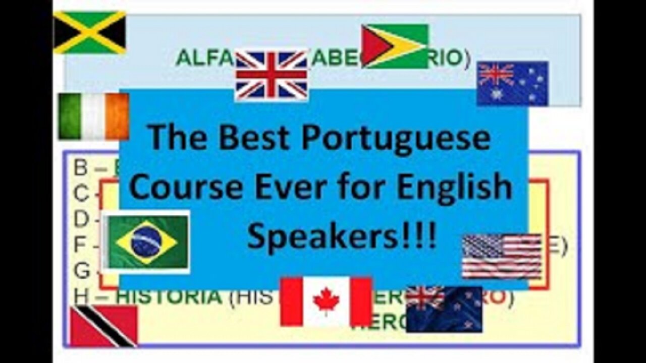 Portuguese Course for Esglish Speakers