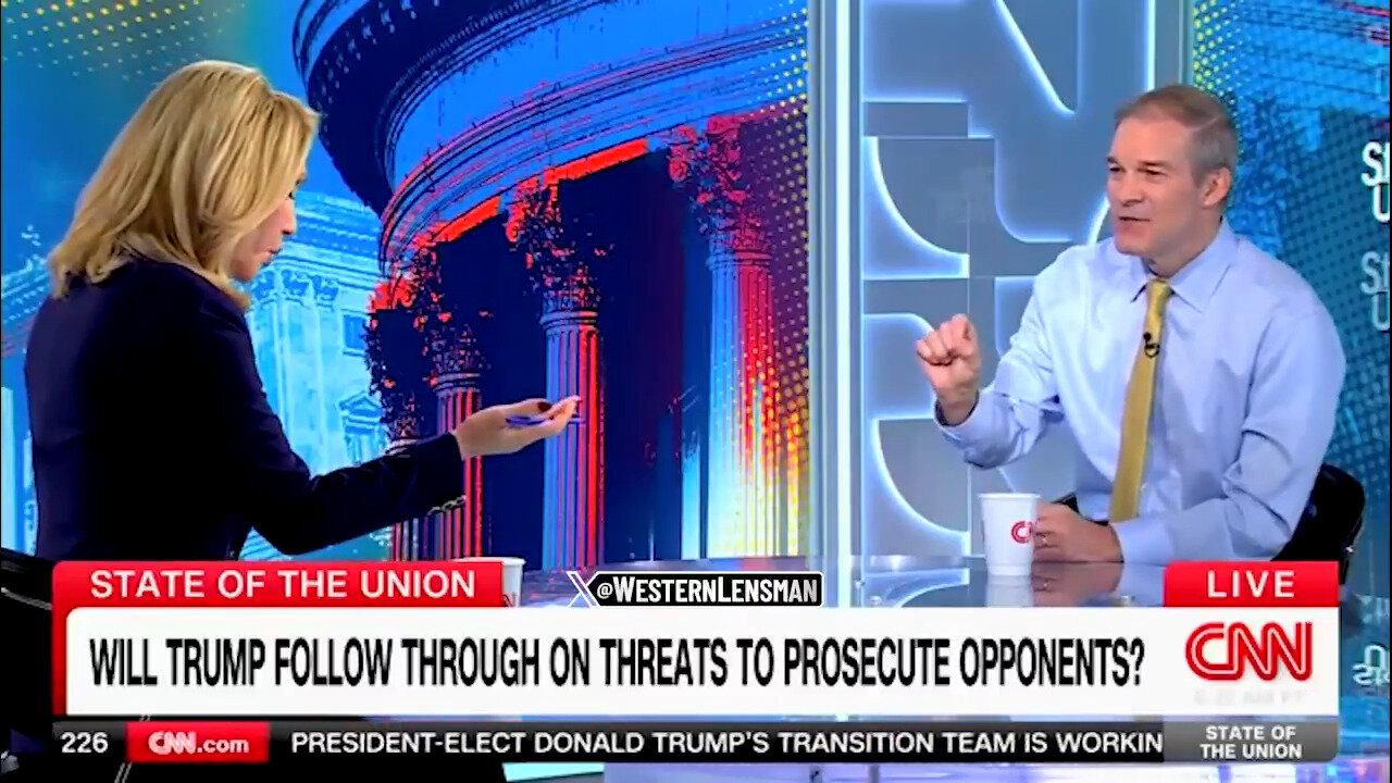 Jim Jordan Absolutely TORCHES Dana Bash In Heated Interview About Free Speech