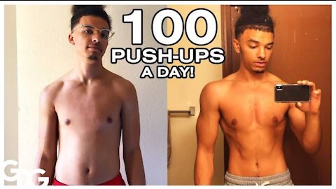 100 pushups a day for 30 days_amazing transformation