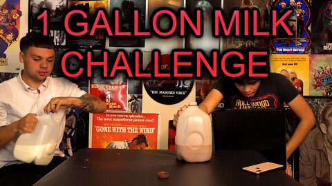 DRINKING MILK TILL WE PUKE | 1 GALLON MILK CHALLENGE!!!