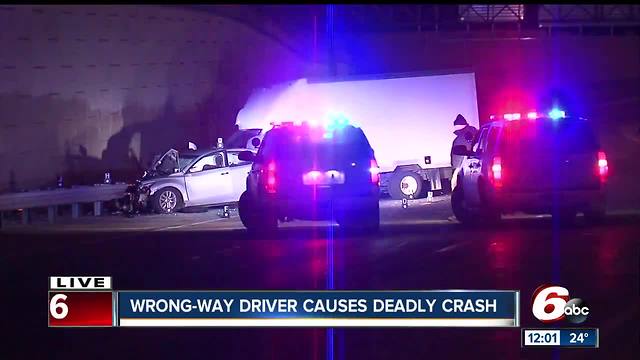 2 dead in head-on crash near I-465 on northeast side