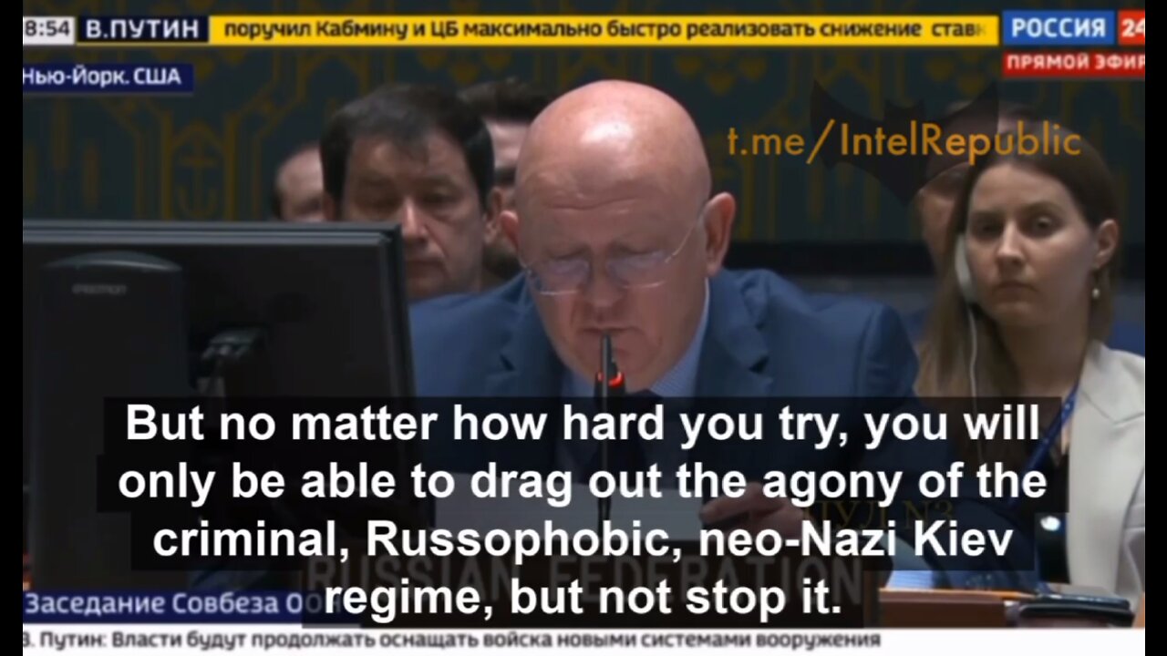 Russia´s UN representative Nebenzya slams western hypocrisy