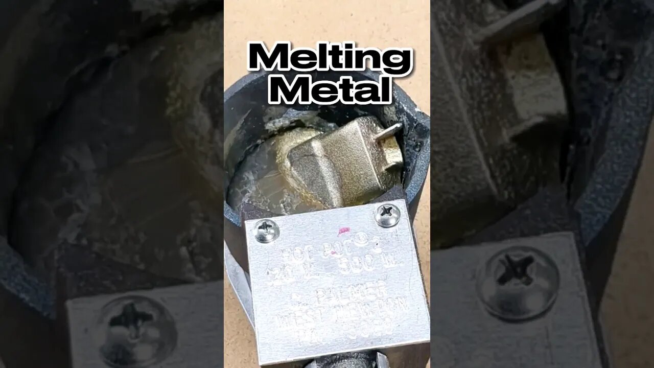 Watching Metal Melt is so cool #shorts #shortsfeed #cool
