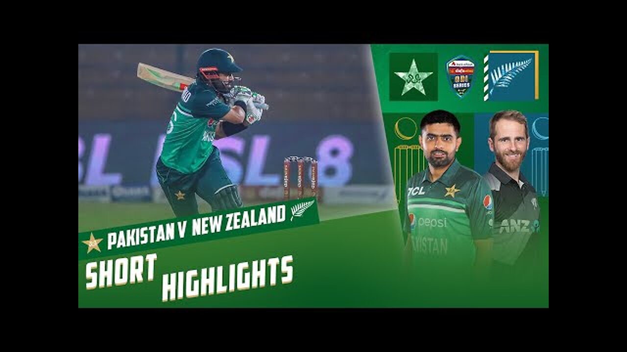 Short Highlights _ Pakistan vs New Zealand _ 1st ODI 2023 _ PCB _ MZ2T-