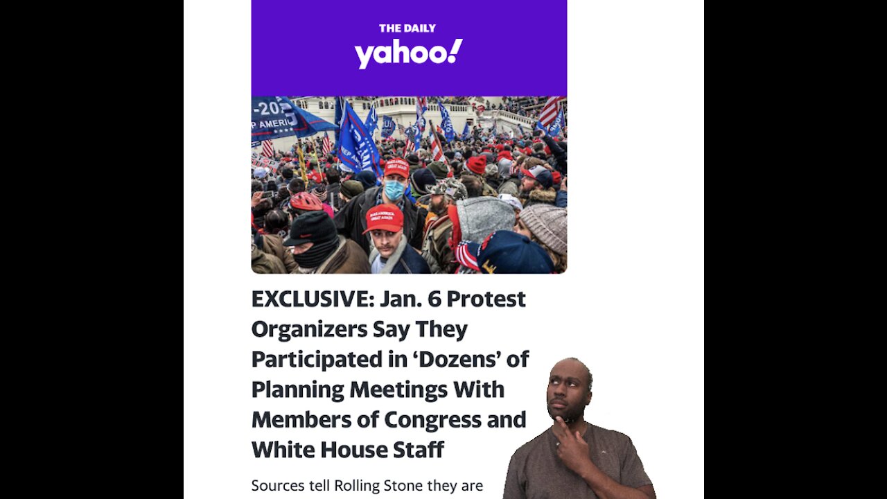 So…. Congress and White House Staff were apart of Jan 6