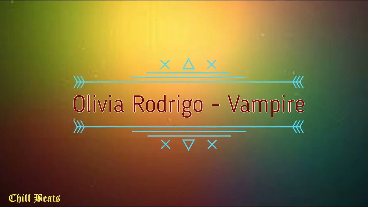 Olivia Rodrigo - Vampire (Lyrics Video)