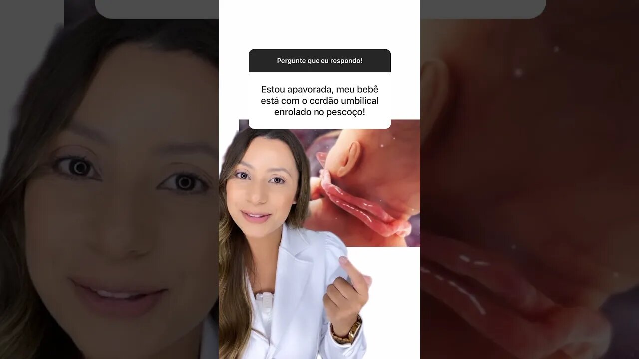 Meu bebê está com cordão umbilical enrolado no pescoço o que fazer?
