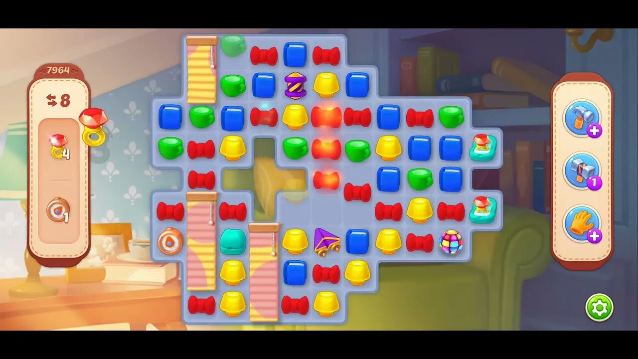 Playrix Homescapes Gameplay Walkthrough Level 7964